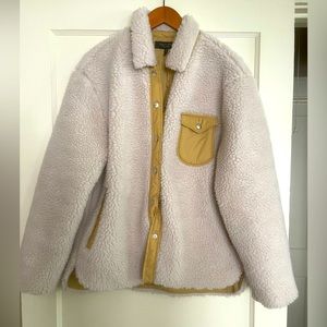 Rag & bone oversized shirt coat. L